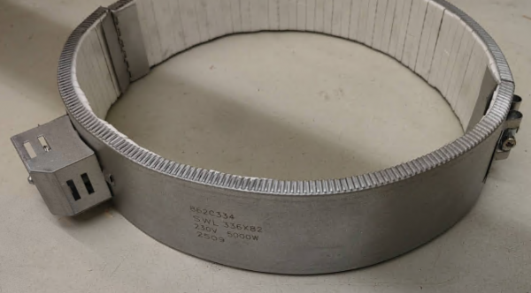 Нагреватель 336×82, 3400W,250V